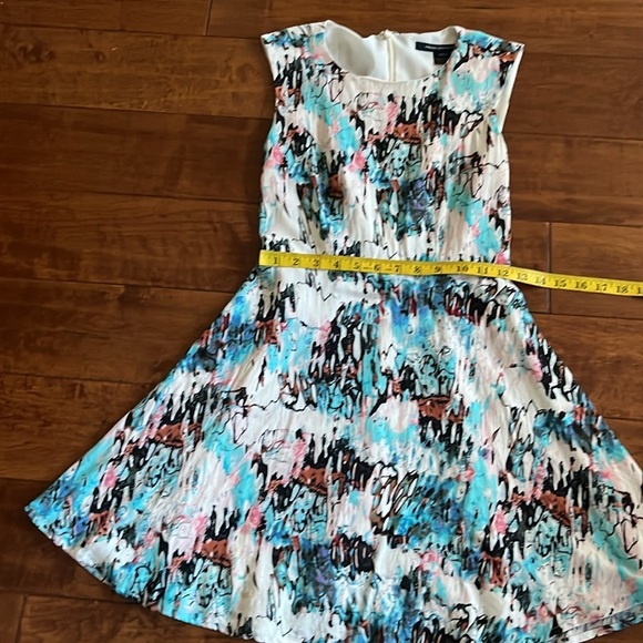 French Connection 'Isla' Ripple Print Jersey Fit & Flare Dress - Picture 9 of 13